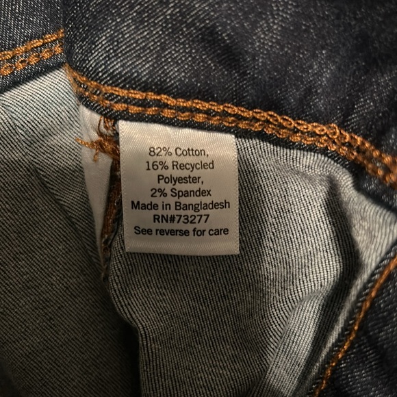 Nine West Blue A-line Denim Mini Skirt with Tie Front - Picture 5 of 5